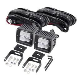 Go Rhino - Go Rhino 751002 Bright Series 3x3 Cube LED Flood Lights Pair - Image 2