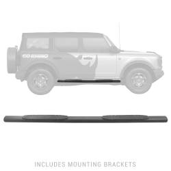 Go Rhino - Go Rhino 104412973T 4" 1000 Side Steps w/Brackets for 21-26 Ford Bronco 4DR - Image 2