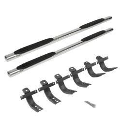 Go Rhino - Go Rhino 684412971PS 4" OE Xtreme Side Steps w/Mounting Brackets Kit - Image 1