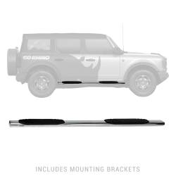 Go Rhino - Go Rhino 684412971PS 4" OE Xtreme Side Steps w/Mounting Brackets Kit - Image 2