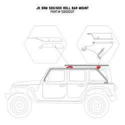 Go Rhino - Go Rhino 5910013T SRM Roll Bar Mounting Kit for 07-18 Wrangler JK - Image 1