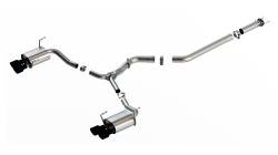 Borla - Borla 140907CB S-Type Cat-Back Exhaust Dual Split Rear Exit for 22-25 WRX 2.4L - Image 1