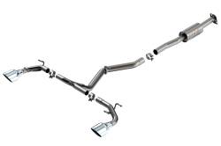 Borla - Borla 140910 ATAK Cat-Back Exhaust Single Split RR Exit for 22-26 BRZ/GR86 - Image 1