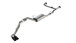 Borla - Borla 140919BC S-Type Cat-Back Exhaust Truck Side Exit for 22-26 Frontier 3.8L - Image 1