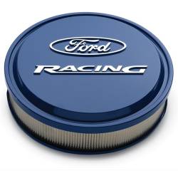 Ford Performance Parts - Ford Performance 302-381 Slant Edge Air Cleaner 13" Blue Raised Emblem - Image 1