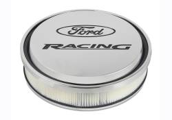 Ford Performance Parts - Ford Performance 302-384 Slant Edge Air Cleaner Kit Chrome w/Ford Racing Emblem - Image 2