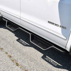 Westin - Westin 20-11955 Outlaw Nerf Step Bars for 04-19 Silverado/Sierra Crew Cab - Image 2