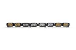Morimoto BAR-1ROW-018 31" 8-Pod HXB 1 Row BangerBar LED Light Bar White/Yellow