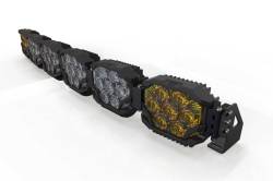 Morimoto - Morimoto BAR-3ROW-018 43" 6-Pod HXB 3 Row BangerBar LED Light Bar White/Yellow - Image 2