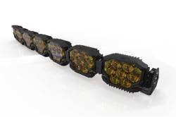 Morimoto - Morimoto BAR-3ROW-023 50.5" 7-Pod HXB Triple Row BangerBar LED Light Bar Yellow - Image 2