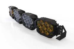 Morimoto - Morimoto BAR-3ROW-006 29" 4-Pod HXB 3 Row BangerBar LED Light Bar White/Yellow - Image 2