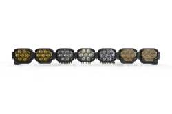 Morimoto BAR-3ROW-021 50.5" 7-Pod NCS 3 Row BangerBar LED Light Bar White/Yellow