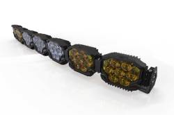 Morimoto - Morimoto BAR-3ROW-021 50.5" 7-Pod NCS 3 Row BangerBar LED Light Bar White/Yellow - Image 2