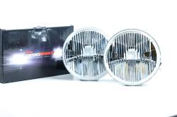 Morimoto LFRB145 Holley RetroBright LED Headlight Modern White 5.75" Round Each