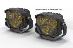 Morimoto - Morimoto BAF004.2 4Banger 2.0 NCS LED Pods Combo/Yellow/Set - Image 1
