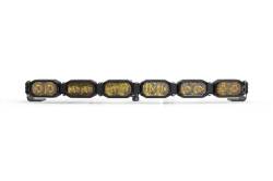 Morimoto BAR-1ROW-008 24" 6-Pod NCS Single Row BangerBar LED Light Bar Yellow
