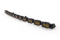 Morimoto - Morimoto BAR-1ROW-029 47" 12-Pod HXB Single Row BangerBar LED Light Bar Yellow - Image 2