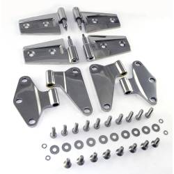Rugged Ridge - Rugged Ridge 11111.2 Door Hinge Kit Stainless Steel for 07-18 Jeep Wrangler JK - Image 1