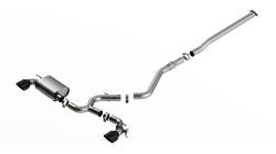 Borla - Borla 140926BC S-Type Cat-Back Exhaust One Split RR Exit for 22-23 Kona N 2.0L - Image 1