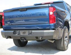 Steelcraft - Steelcraft 76-20490 Black Fortis Rear Bumper 20-24 Silverado 1500/2500HD/3500 - Image 2