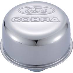 Ford Performance Parts - Ford Performance 302-225 Chrome Air Breather Cap w/Cobra Logo - Image 1