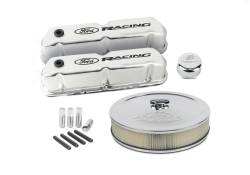 Ford Performance Parts - Ford Performance 302-510 Complete Dress Up Kit Chrome w/Ford Black Emblems - Image 2