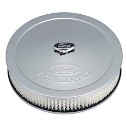 Ford Performance Parts - Ford Performance 302-350 Air Cleaner Kit Chrome Embossed Ford Logo 13" - Image 1