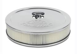 Ford Performance Parts - Ford Performance 302-350 Air Cleaner Kit Chrome Embossed Ford Logo 13" - Image 2