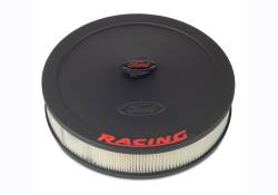 Ford Performance Parts - Ford Perf. 302-352 Air Cleaner Kit Black Crinkle w/Red Ford Racing Emblem 13" - Image 2