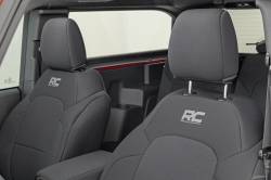 Rough Country Suspension Systems - Rough Country 91050 Front/Rear Seat Covers Black 21-26 Ford Bronco 2DR - Image 3