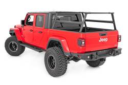 Rough Country Suspension Systems - Rough Country 10620 Aluminum Cargo Carrier Bed Rack Black for 20-26 Gladiator 5' - Image 4