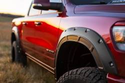 Rough Country Suspension Systems - Rough Country A-D10914 Defender Fender Flares Black for 19-24 RAM 1500 2WD/4WD - Image 6