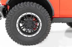 Rough Country Suspension Systems - Rough Country 71151 Bolt-On Front/Rear Caliper Covers Red for 21-26 Ford Bronco - Image 4