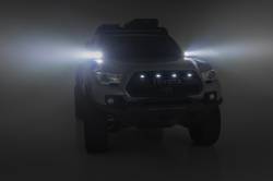 Rough Country Suspension Systems - Rough Country 71082 A-Pillar 2" LED Ditch Light Kit-Spot for 16-23 Toyota Tacoma - Image 5