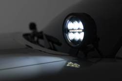 Rough Country Suspension Systems - Rough Country 81080 A-Pillar 2" LED Ditch Light Kit-Spot for 16-23 Toyota Tacoma - Image 6