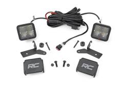 Rough Country 80052 2" Spot Ditch Light Kit for 18-26 Gladiator/Wrangler JL/JT