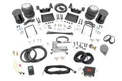 Rough Country Suspension Systems - Rough Country 100056WC Rear Air Spring Kit w/Compressor for 07-18 Silv/Sra 1500 - Image 1