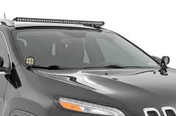 Rough Country Suspension Systems - Rough Country 70086 Roof Rack Mount 40" LED Light Bar Kit for 14-23 Cherokee KL - Image 4