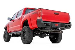 Rough Country Suspension Systems - Rough Country 10812 Heavy Duty Black Rear Bumper for 05-15 Toyota Tacoma - Image 2