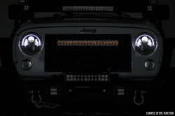 Rough Country Suspension Systems - Rough Country 70712BLDRLA Black Series 12" Single Row DRL LED Light Bar Each - Image 4
