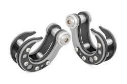 Rough Country Suspension Systems - Rough Country Universal Maui Tow Hooks Black Pair 99059 - Image 6