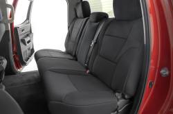 Rough Country Suspension Systems - Rough Country 91054 Front/Rear Seat Covers Black for 22-26 Toyota Tundra CrewMax - Image 4