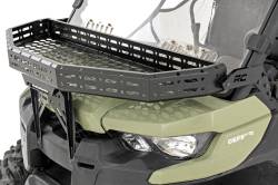Rough Country Suspension Systems - Rough Country 97074 Front Cargo Rack Tray Black for Can-Am Defender HD8/9/10 - Image 1