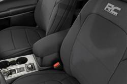 Rough Country Suspension Systems - Rough Country Front/Rear Seat Covers Black 21-25 Ford Bronco Sport 91047 - Image 2