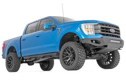 Rough Country Suspension Systems - Rough Country 10809A High Clearance Black Front Bumper for 21-23 Ford F150 - Image 4