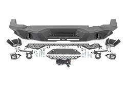 Rough Country Suspension Systems - Rough Country 51092 Black Heavy Duty Rear Bumper w/LEDs for 21-26 Ford Bronco - Image 5