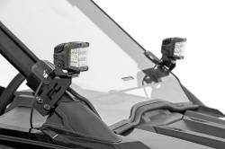 Rough Country Suspension Systems - Rough Country 93077 A-Pillar 2" LED Pod Ditch Light Kit for Polaris RZR Pro XP - Image 2