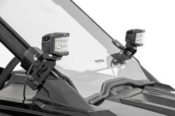 Rough Country Suspension Systems - Rough Country 93079 A-Pillar 2" LED Pod Ditch Light Kit for Polaris RZR Pro XP - Image 2