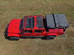 Rough Country Suspension Systems - Rough Country Extended Mesh Bikini Top Black for 20-24 Gladiator JT 85118 - Image 5