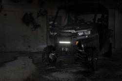 Rough Country Suspension Systems - Rough Country 97004 Bumper Mount 12" LED Light Bar Kit for Defender HD - Image 5
